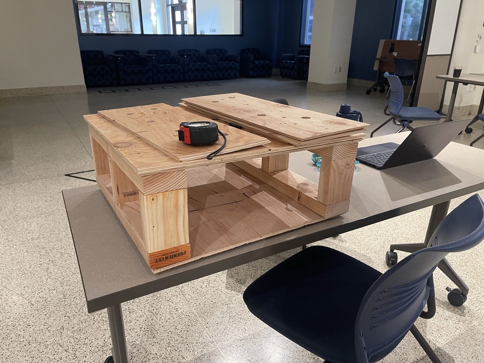 Wooden enclosure frame